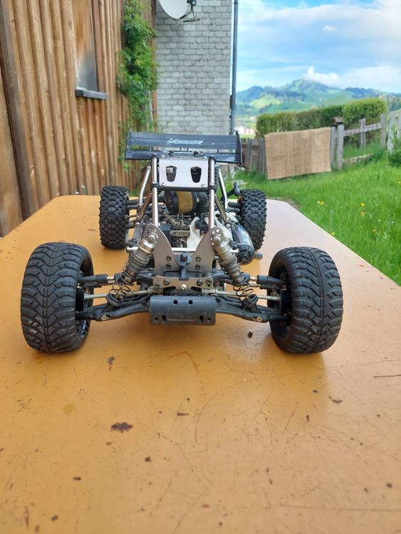 Buggy Vintage 1/8 TOMO LUPUS Moteur OS, Radio, Occasion Bon état