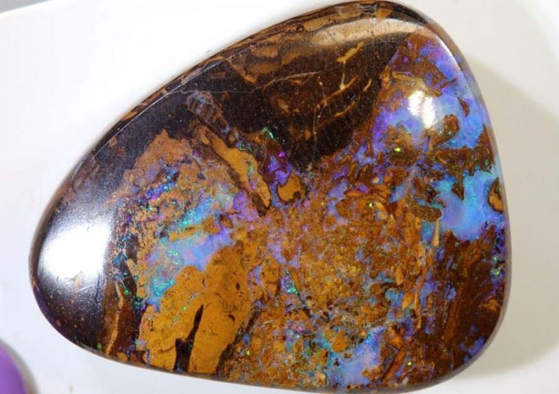 Pietre preziose: Australischer Boulder Opal 53.20Cts. – Nuovo (secondo la descrizione) da Bern venduto da Grindelwaldaus