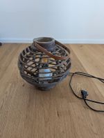 Laterne, Lampe dunkelbraun