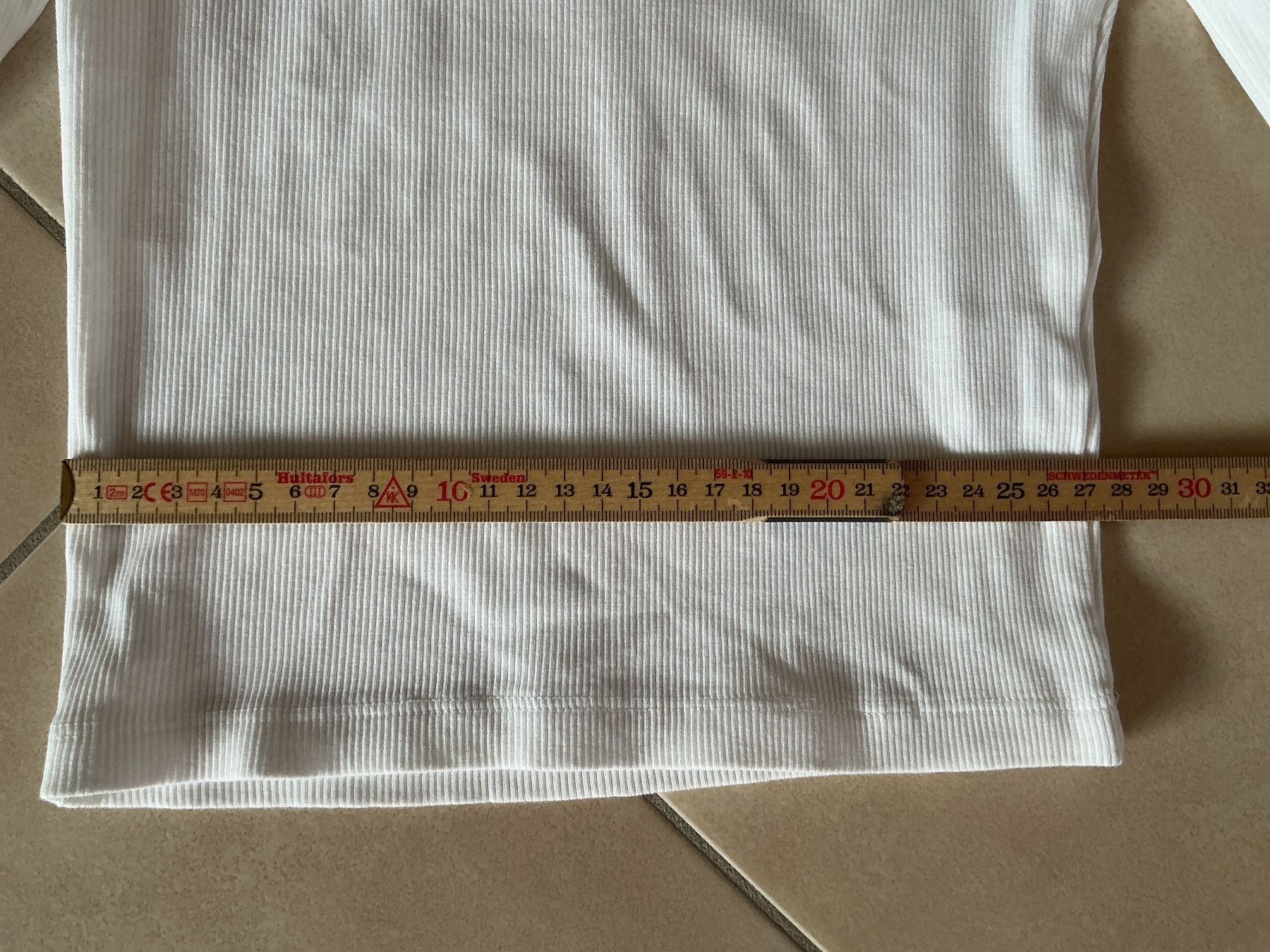 Pull&Bear Top: Langarmshirt weiss Pull&bear Gr. XS – Usato da Frauenfeld venduto da Stehojen 3
