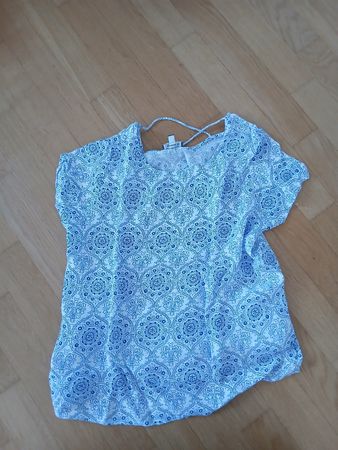Street One Shirt, Gr. 420 Blau Weiss, Sommer Look Top!