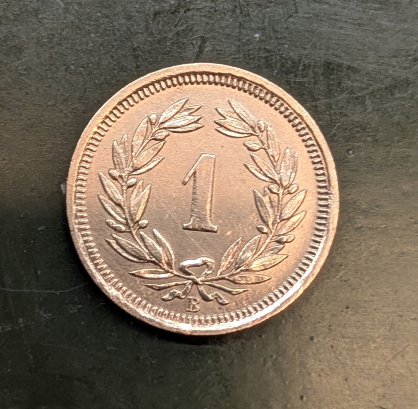 Tutti le monete: 1 Rp. 1936 Bronze – Usato da Zetzwil venduto da Spitz70 1
