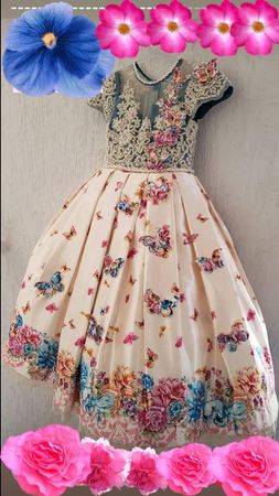Traum Prinzessin Garten Blumenmädchen,Brautjungfner Kleid