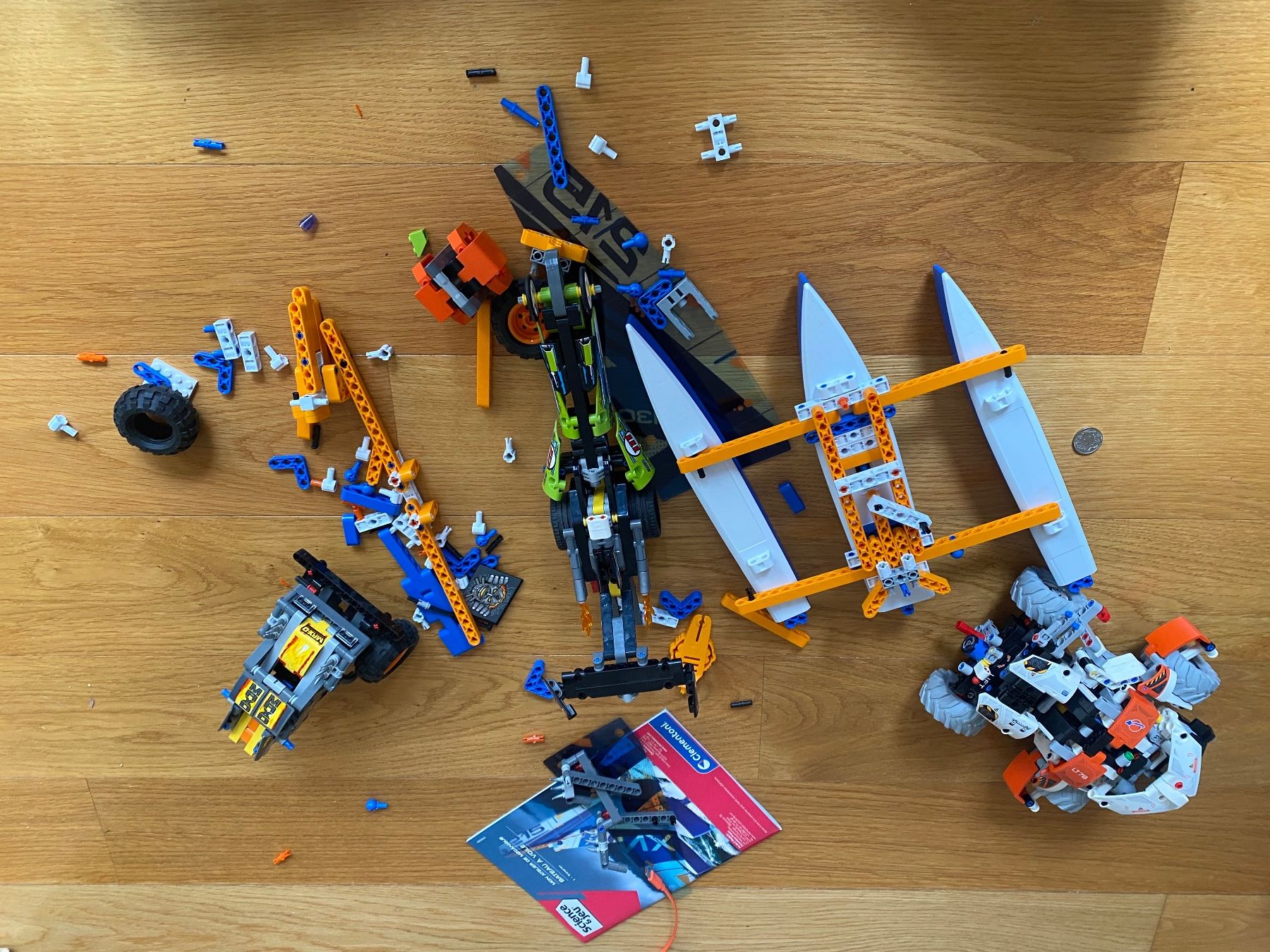 Lego Kit di costruzioni: Lego technic, 4 Sets, ca 1.6 kg – Usato da Anières venduto da elenafred