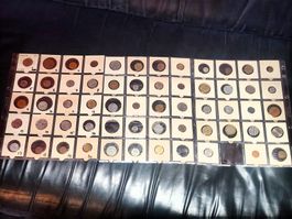 Mixed coin collection various countries and years