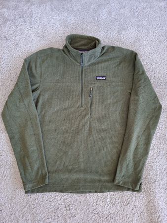 Pull-over Patagonia vert, 1/4zip , taille M homme