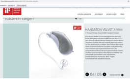 Hansaton Hörgerät Velvet X mini