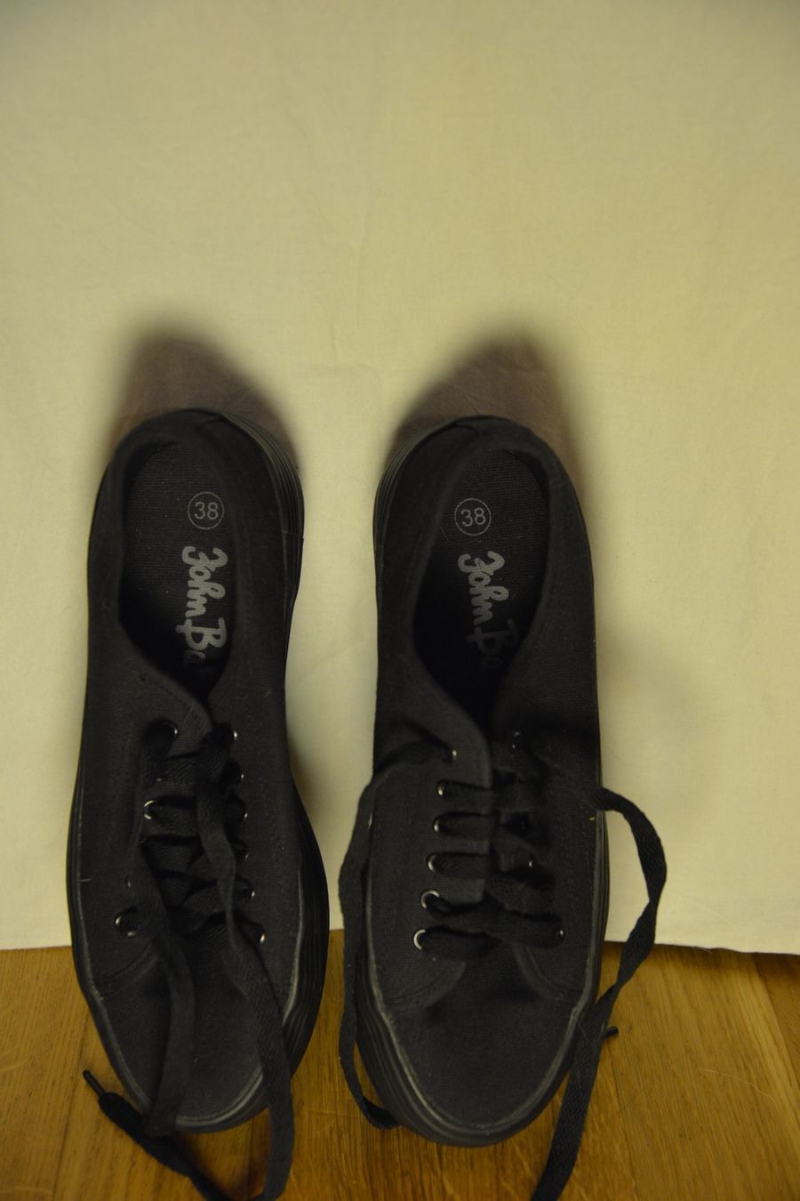 Scarpe da uomo: Schwarze Sneaker Plateauschuhe  "John Baner" Gr.38 – Usato da Bern venduto da plant_nerd 6