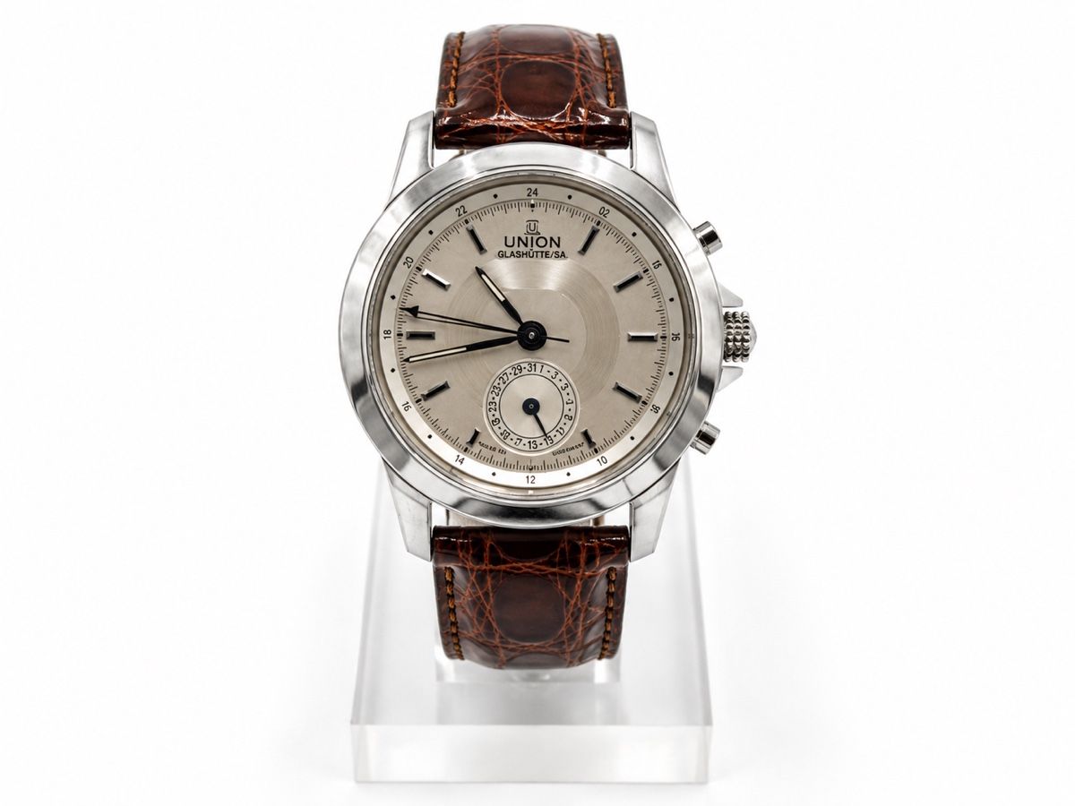 Glashütte Orologi: Union Glashütte GMT Automatic 39mm - Ab 1.- – Usato da Wil SG venduto da rappwatches