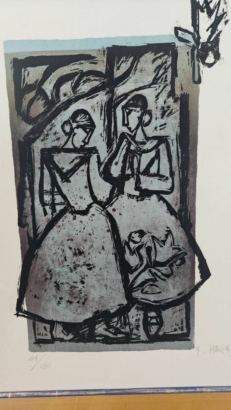 Grafiken & Lithographien: Rudolf Mirer - Zwei Frauen – Gebraucht aus Ins von See_Land 1