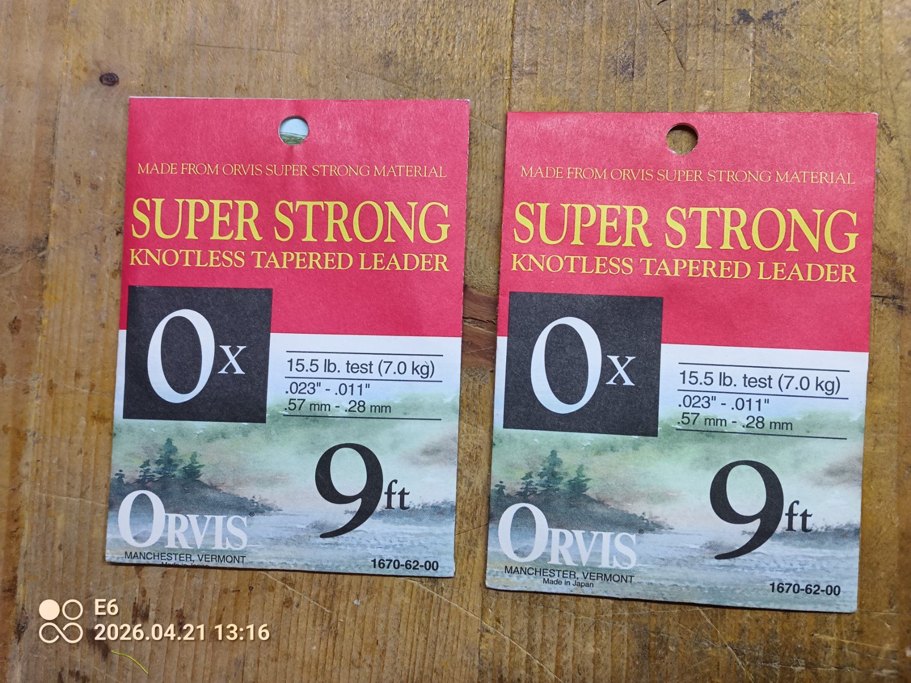 Köder: ORVIS Taberet Leader Ox 9ft Neu Top ! – Neu und originalverpackt aus Wetzikon ZH von bonsaimarianna