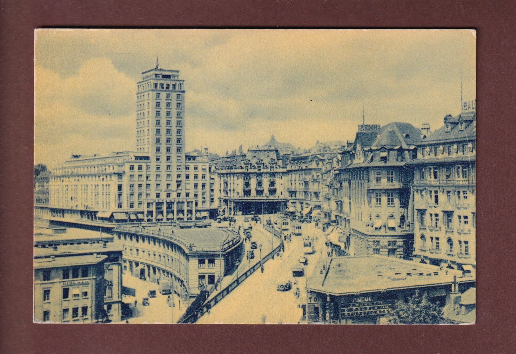 Cartoline postali: LAUSANNE - Tour Bel-Air – Usato da Pully venduto da nicecards-shop