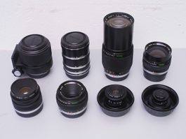AusVerkauf 6 Olympus OM Zuiko macro 135 80 50 38 20mm #h1
