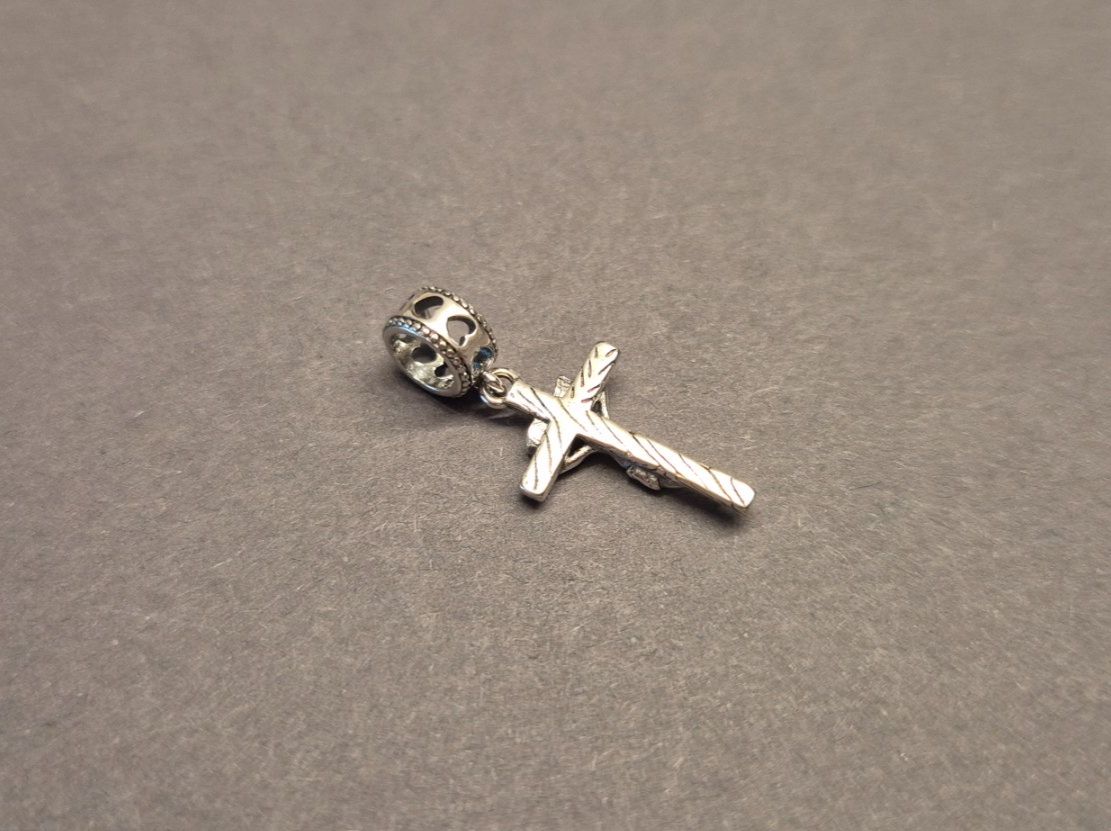 Anhänger: Silber Charm Jesus Kreuz +Garantie – Neu (gemäss Beschreibung) aus Rotkreuz von Carbone_Bijou-Shop 2