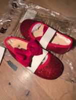 NEU H&M Ballerina rot Glitzer Grösse 23 