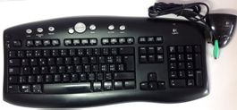 Logitech 867264-0250 Cordless Desktop Keyboard QWERTZ/CH