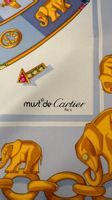 Cartier Paris Seidentuch Foulard Schal wunderschöne Farben