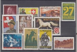 Lot de timbres militaires