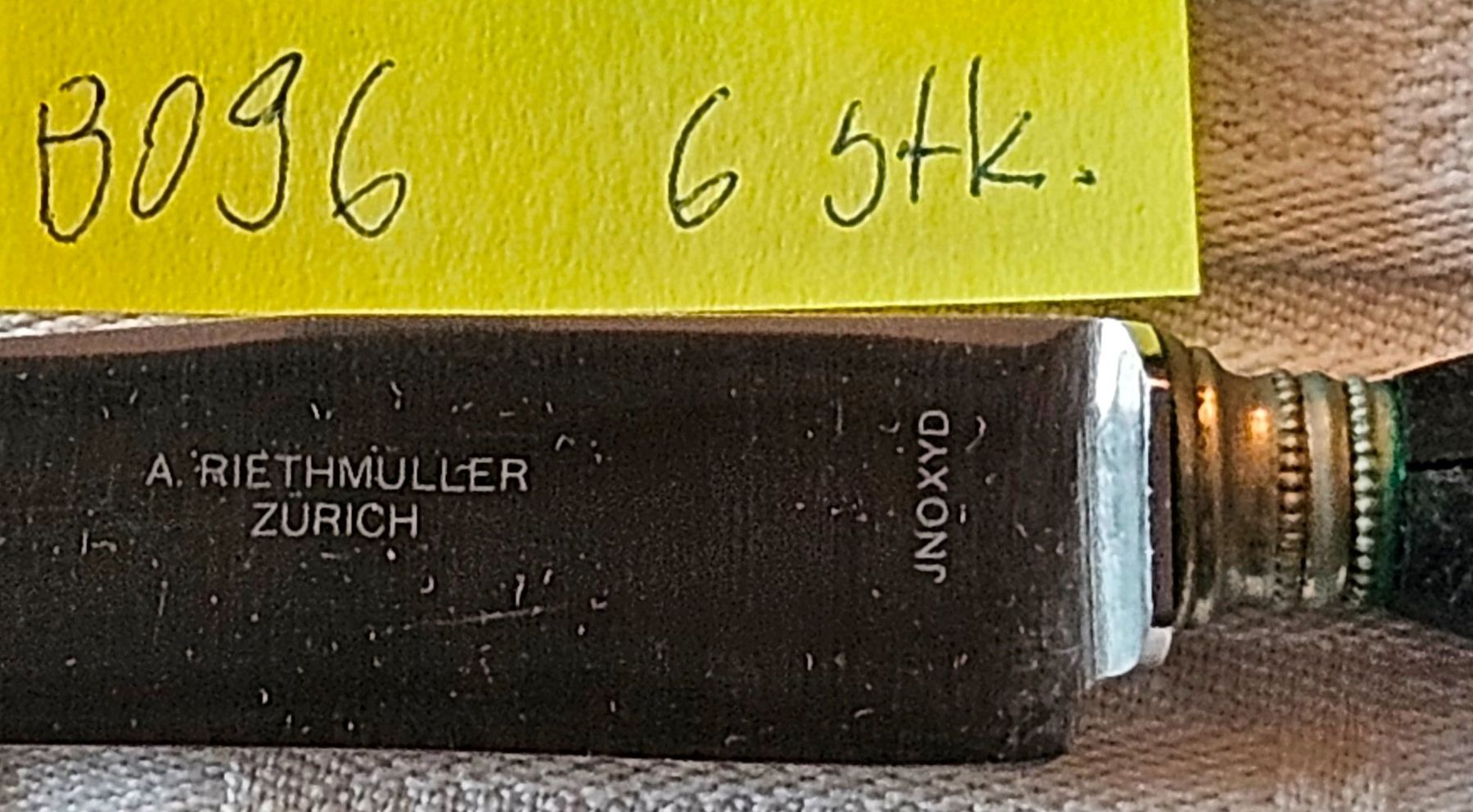 Coltelli: Tafelsilber: 6 Stück Tafelmesser – Usato da Küsnacht ZH venduto da scholli58 3