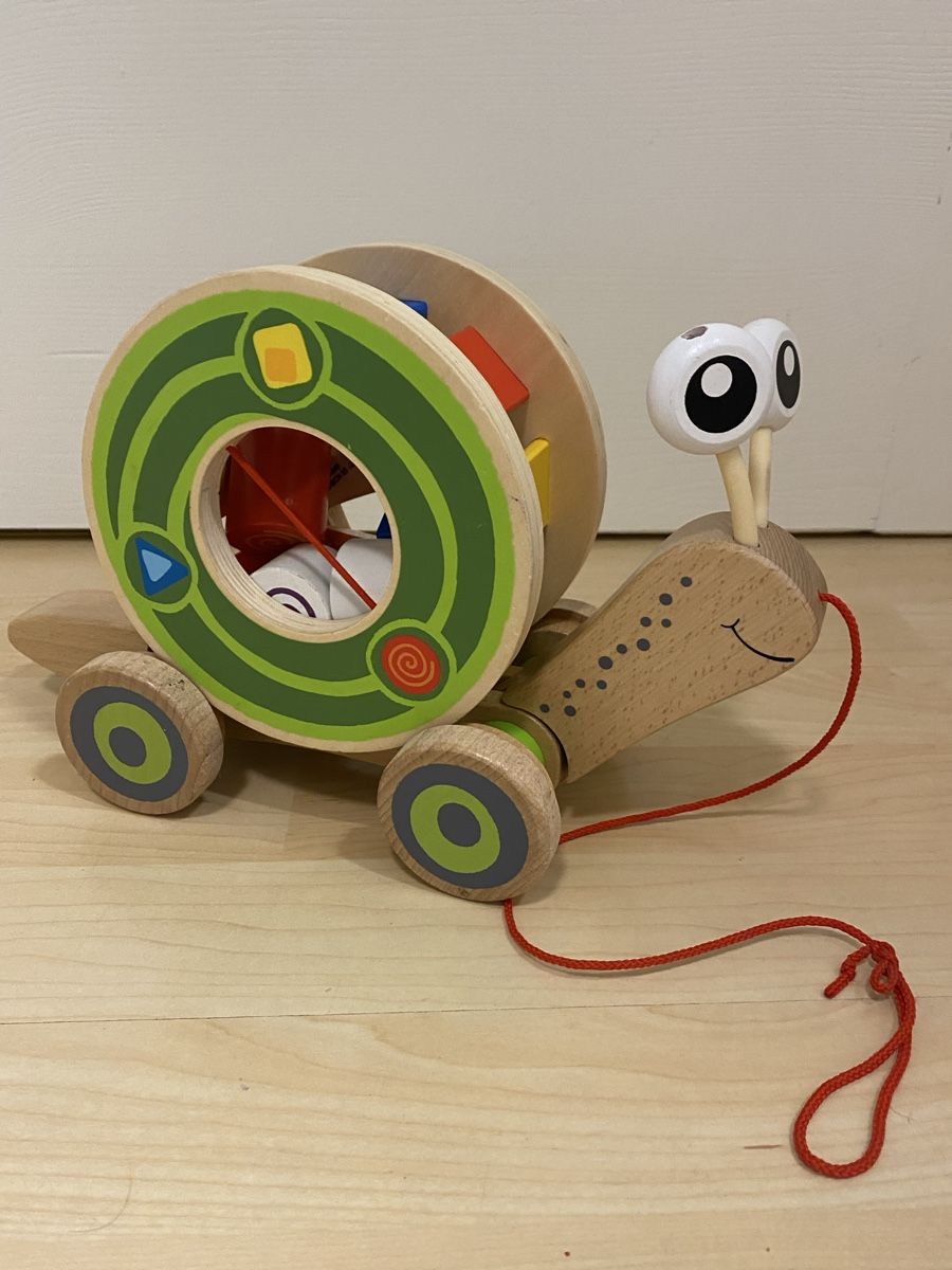 Hape Giocattoli: Ziehschnecke von Hape – Nuovo (secondo la descrizione) da Männedorf venduto da Danielalenz 1