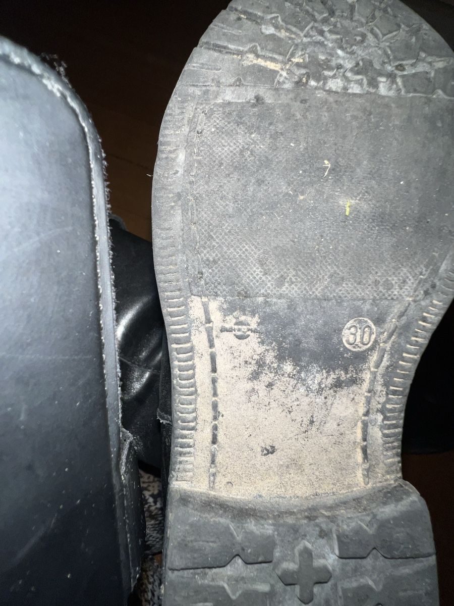 Schuhe für Jungen: Kinderstiefel, Grösse 30, Schwarz, Leder – Gebraucht aus Bern von reisetina 1
