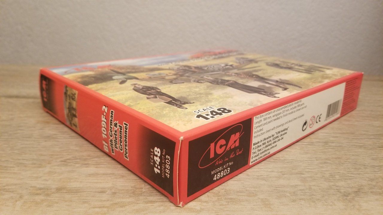 Kit di modellismo & Modellini statici: ICM 48803 Bf 109F-2 – Nuovo e nell'imballaggio originale da Schwadernau venduto da Blueray 3