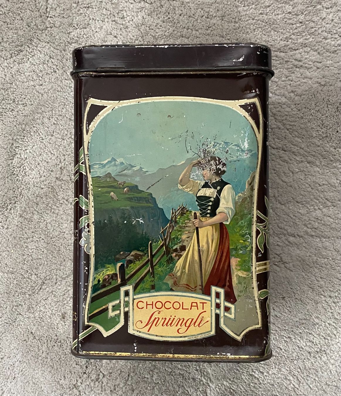Lindt Ecriteaux: Cacao Sprüngli Zürich Dose – D'occasion à Langrickenbach par Myandrin 2