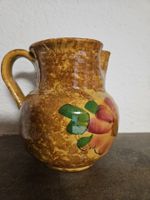 Antike Keramikkanne, Vintage Krug mit Blumenmuster