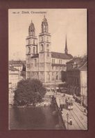 ZÜRICH - Grossmünster - Tram - 1913