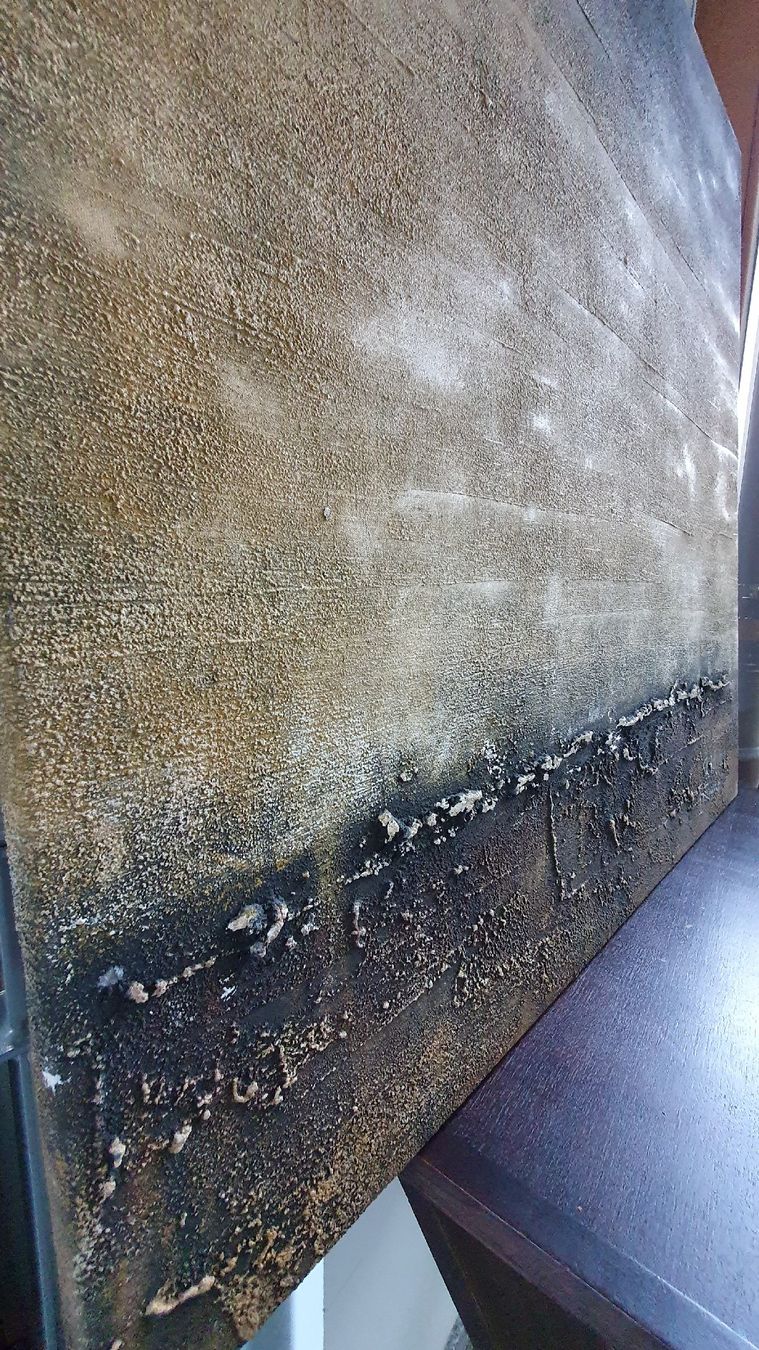 Gemälde: Gemälde 100 x 100 cm – Gebraucht aus Unterterzen von Jerommeke 1