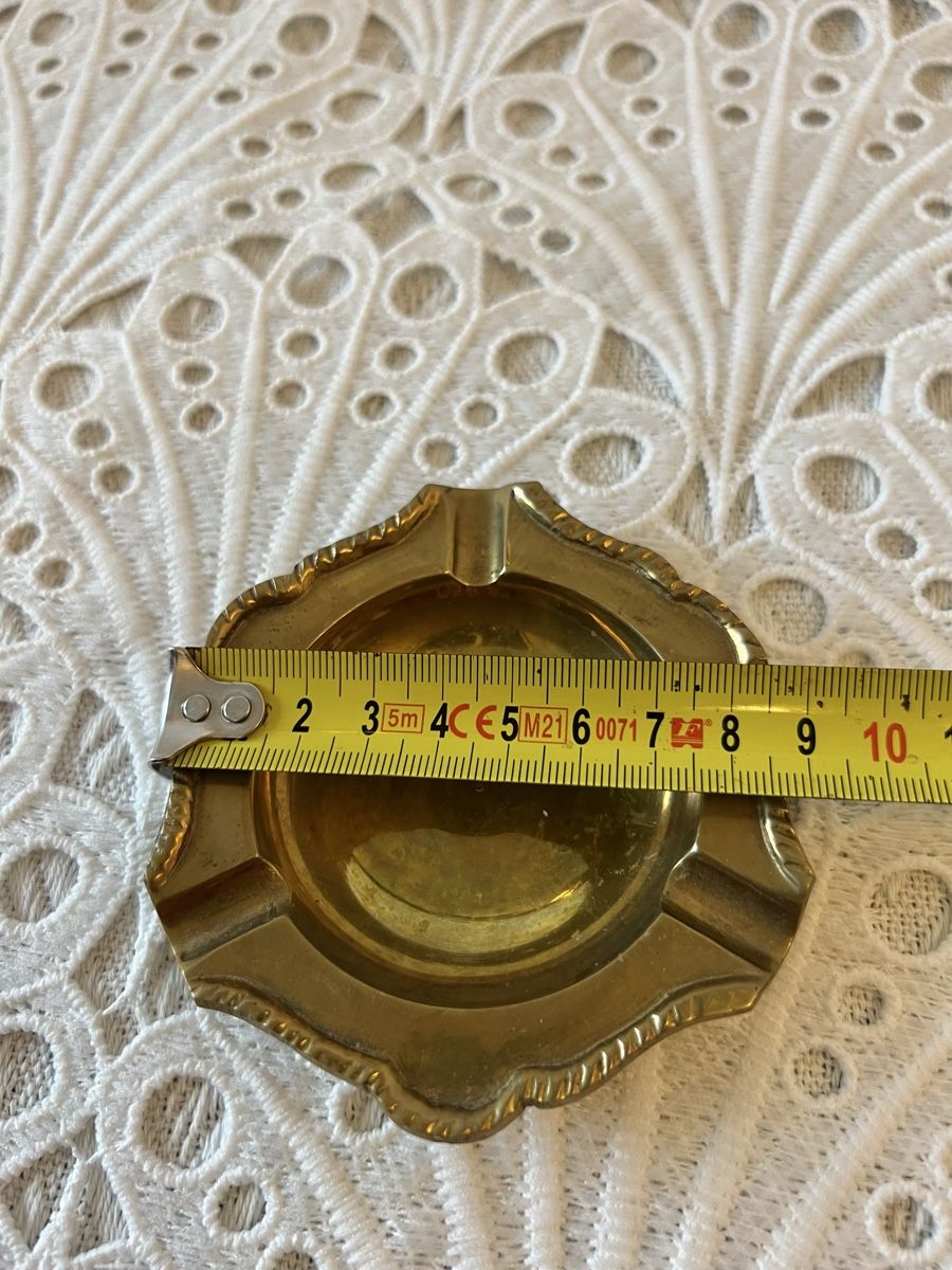 Portacenere: Kleine Messing Aschenbecher 9cm – Usato da Frenkendorf venduto da Only1 3