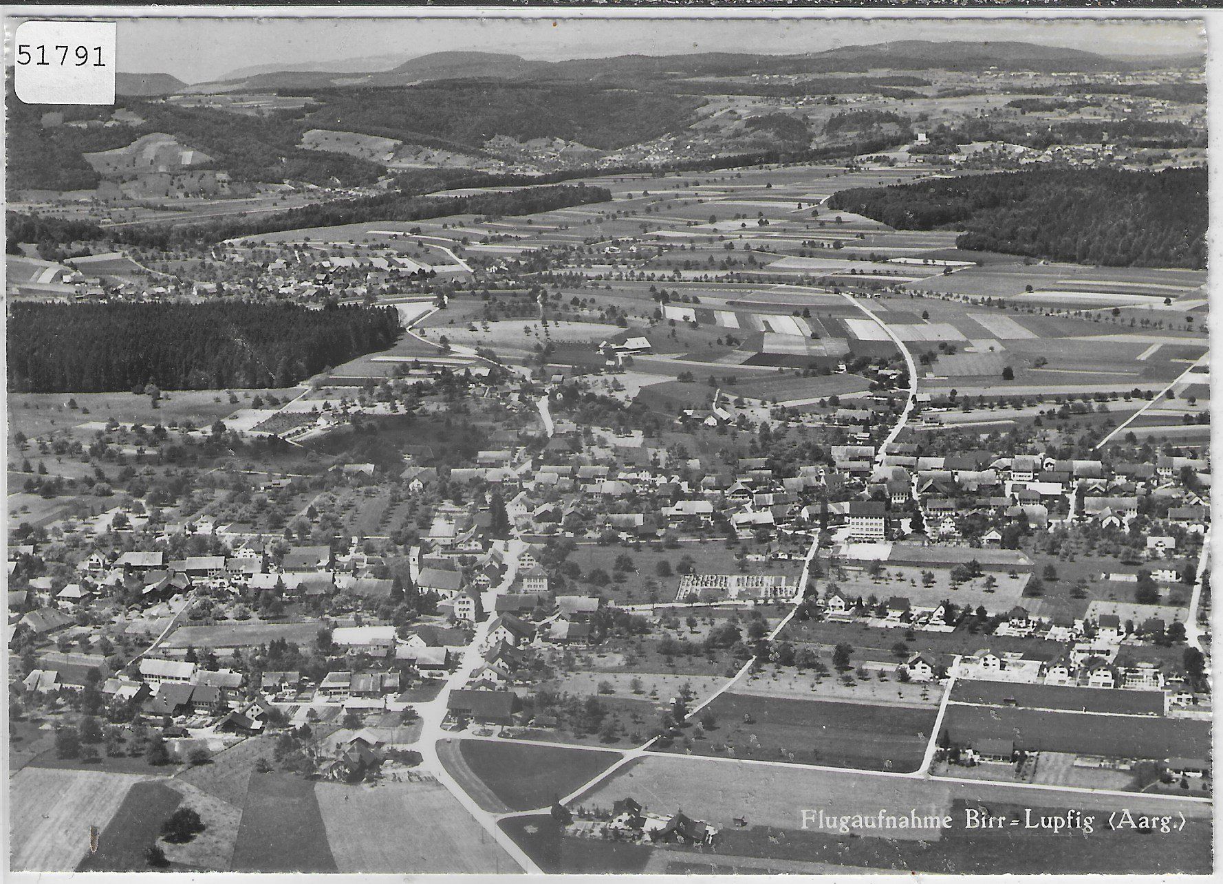 Cartoline postali: Flugaufnahme Birr-Lupfig AG – Usato da Ettingen venduto da Kartenplanet