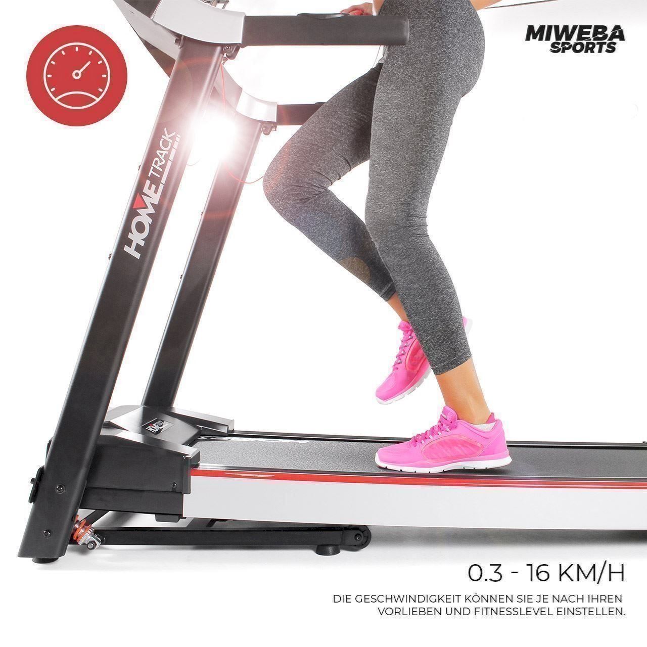 Hometrainer: Miweba elektrisches Laufband HT1000 – Nuovo e nell'imballaggio originale da Bottighofen venduto da zaap 7