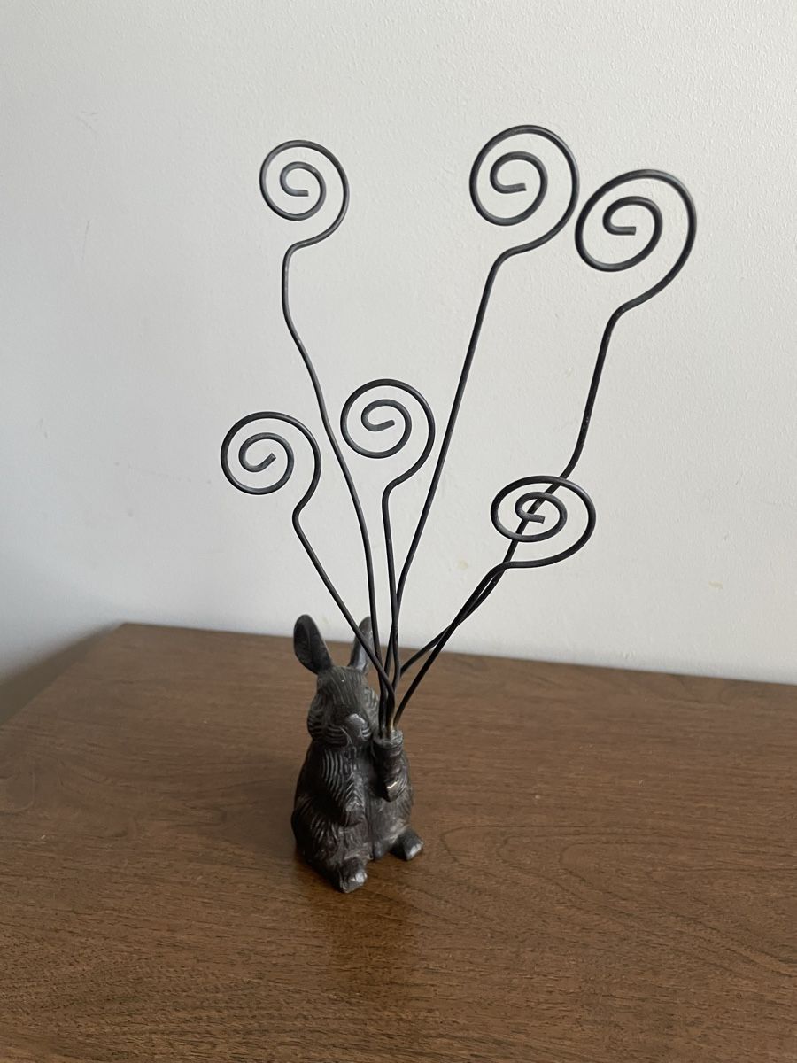 Autres décorations & accessoires: Lapin Support Photos en Fonte – D'occasion à Vallamand par Bricbracbroc82 6