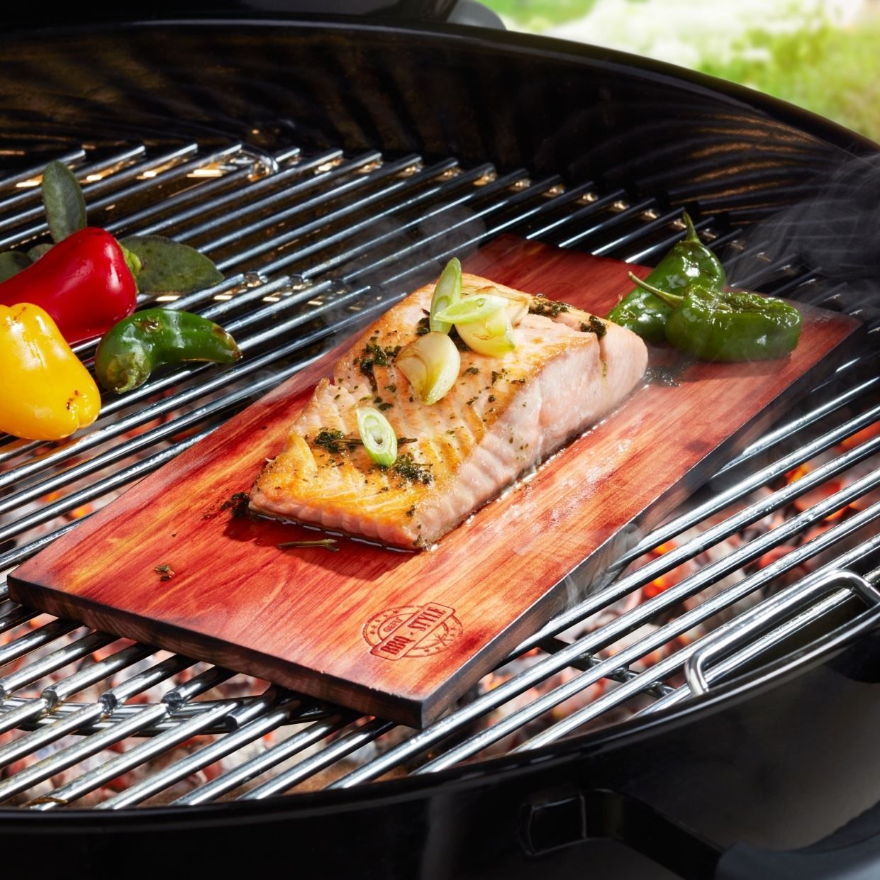 Elettrodomestici da cucina: Zedernholz-Grillbretter Set BBQ, 2 Stück – Nuovo e nell'imballaggio originale da Wettingen venduto da kochshop 1
