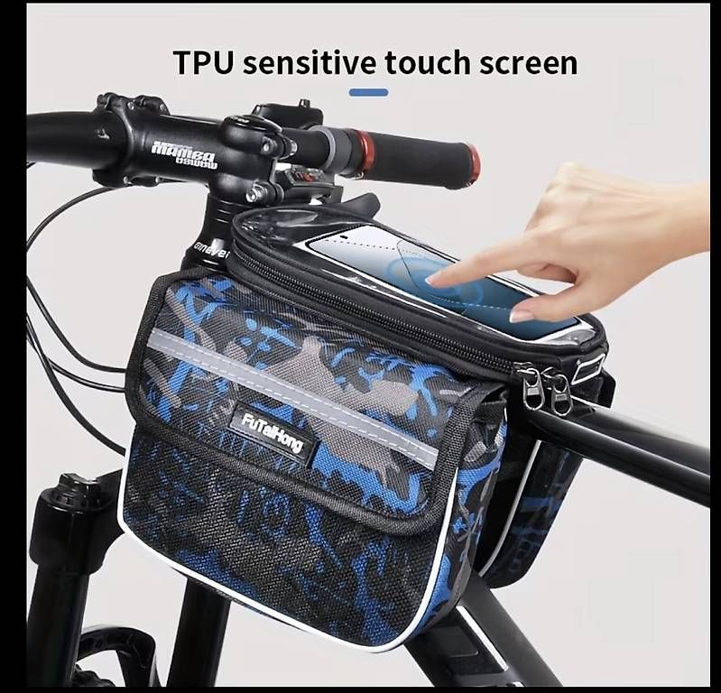 Sacs: Bicycle Front Frame Bag Front Tube Riding Bag Touch Screen – D'occasion à Lüchingen par qen_d99r 2