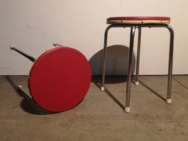2er-Set Vintage Hocker - Industrie, Werkstatt, Atelier, ...
