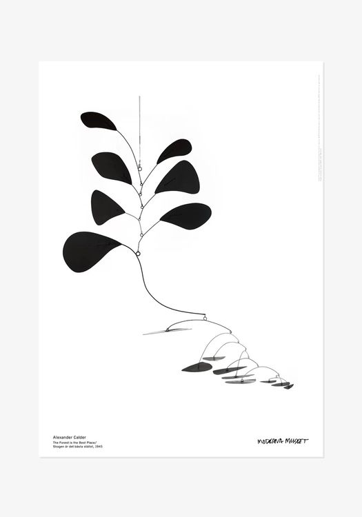 Bosquet is the Best Best, 1946 - Alexander Calder - Framed art Print