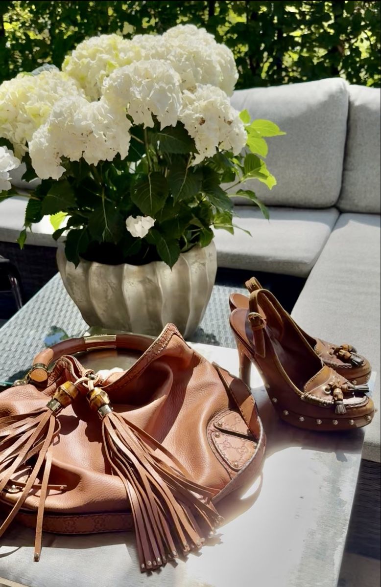 Gucci Scarpe da donna: Gucci Slingbacks mit Fransen –  in Cognac – Usato da Bassersdorf venduto da goldenone01 6