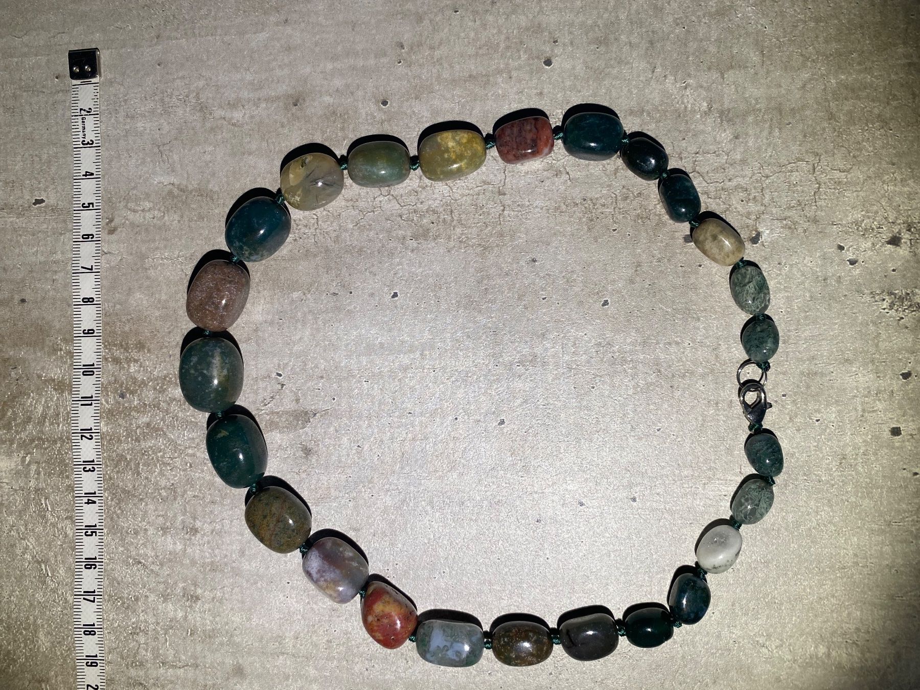 Ketten: Edelstein Halskette - multicolor Jade – Neu und originalverpackt aus Laax GR von krippenfiguren-laax 3