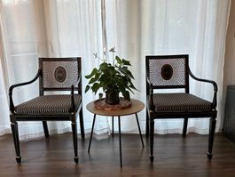 Black Lacquer and Gold Regency Style