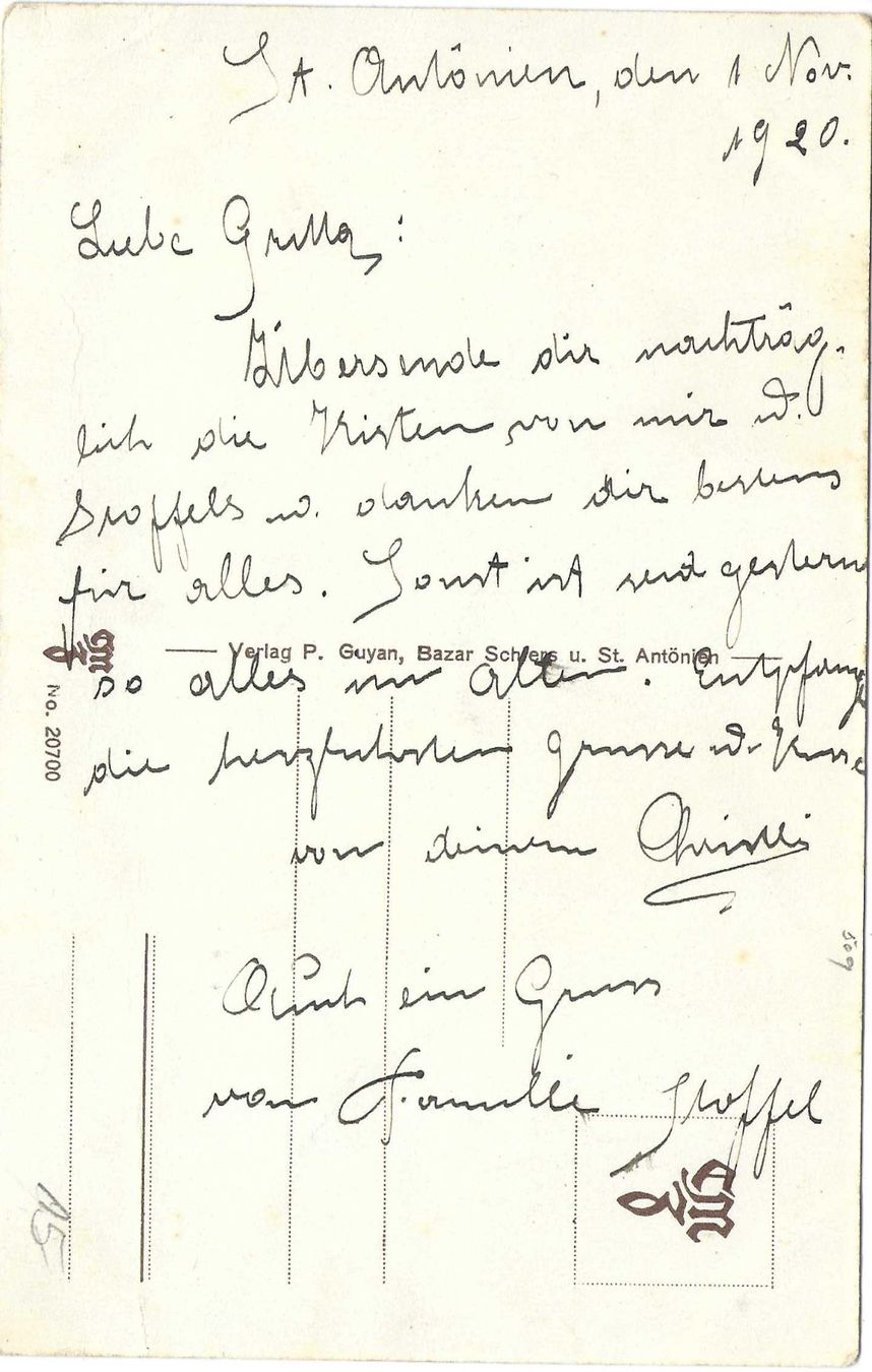 Cartoline postali: St.Antönien – Usato da Wildhaus venduto da Brunphil 1