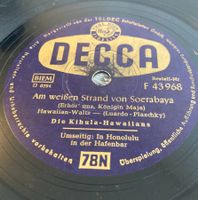 Die Kihula Hawaiians - Hawaii - Schellack - 10“ - 78RPM