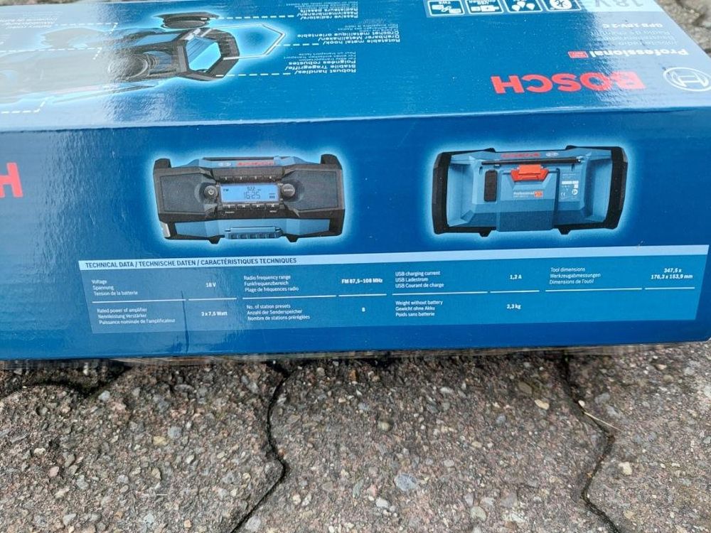 Bosch Baustellenradio Bosch GPB 18V-2c (Gebraucht) in für CHF 60 – mit ...