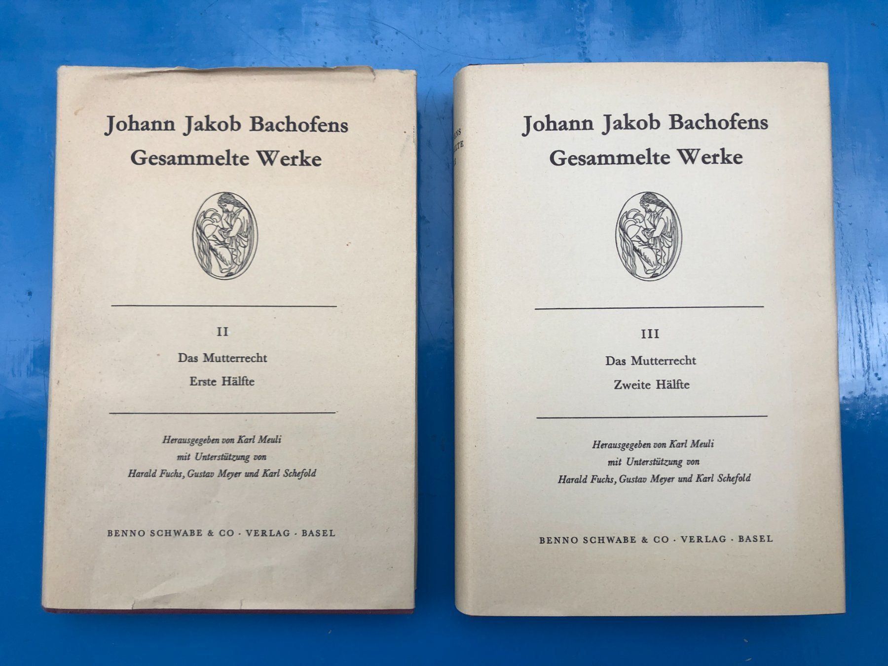 Libri: J.J. Bachofen: Das Mutterrecht. 2 Bde. – Usato da Zürich venduto da allp