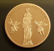 Patrona Lucerna Medaille/Gedenkmünze mit Engeln, sehr selten