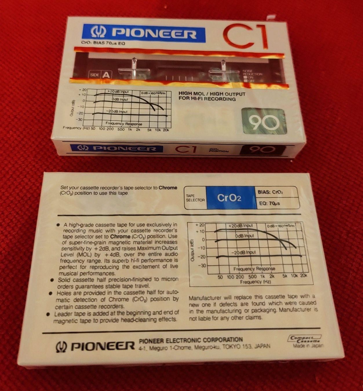 Kompaktkassetten: The First PIONEER "C1 90" type II.... – Neu und originalverpackt aus LAUSANNE von Mistersound 3