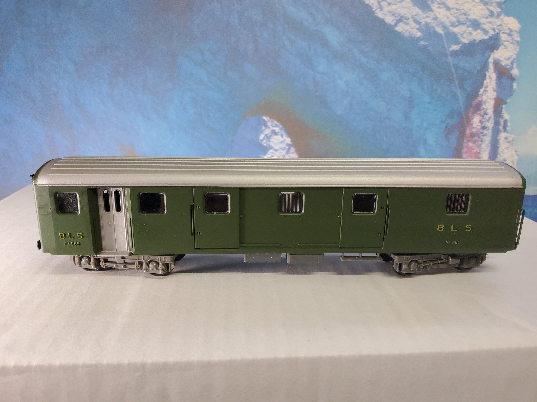 Kleinbahn Modellini di ferrovie: 2 Kleinbahn Gepäckwagen H0 Nr. 382 – Usato da Grüningen venduto da VENOM59 1