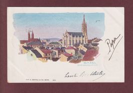 BASEL - St. Elisabethenkirche - 1899 // Eckbug //