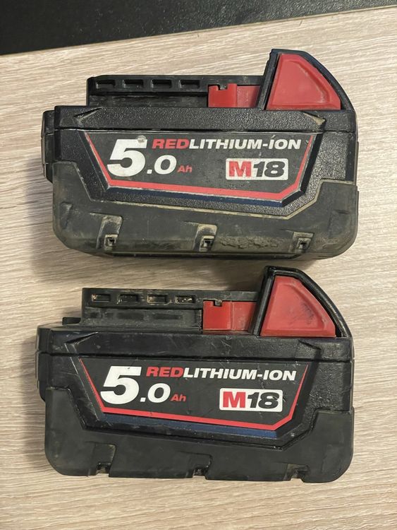 Pack chargeur et batteries NRG 503 18 V 5ah Milwaukee
